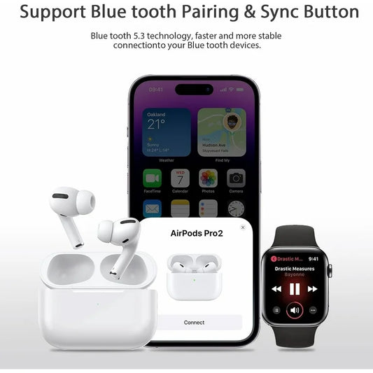 AirPods Pro 2nd Gen (White) ANC EDITION WITH TYPE C PORT