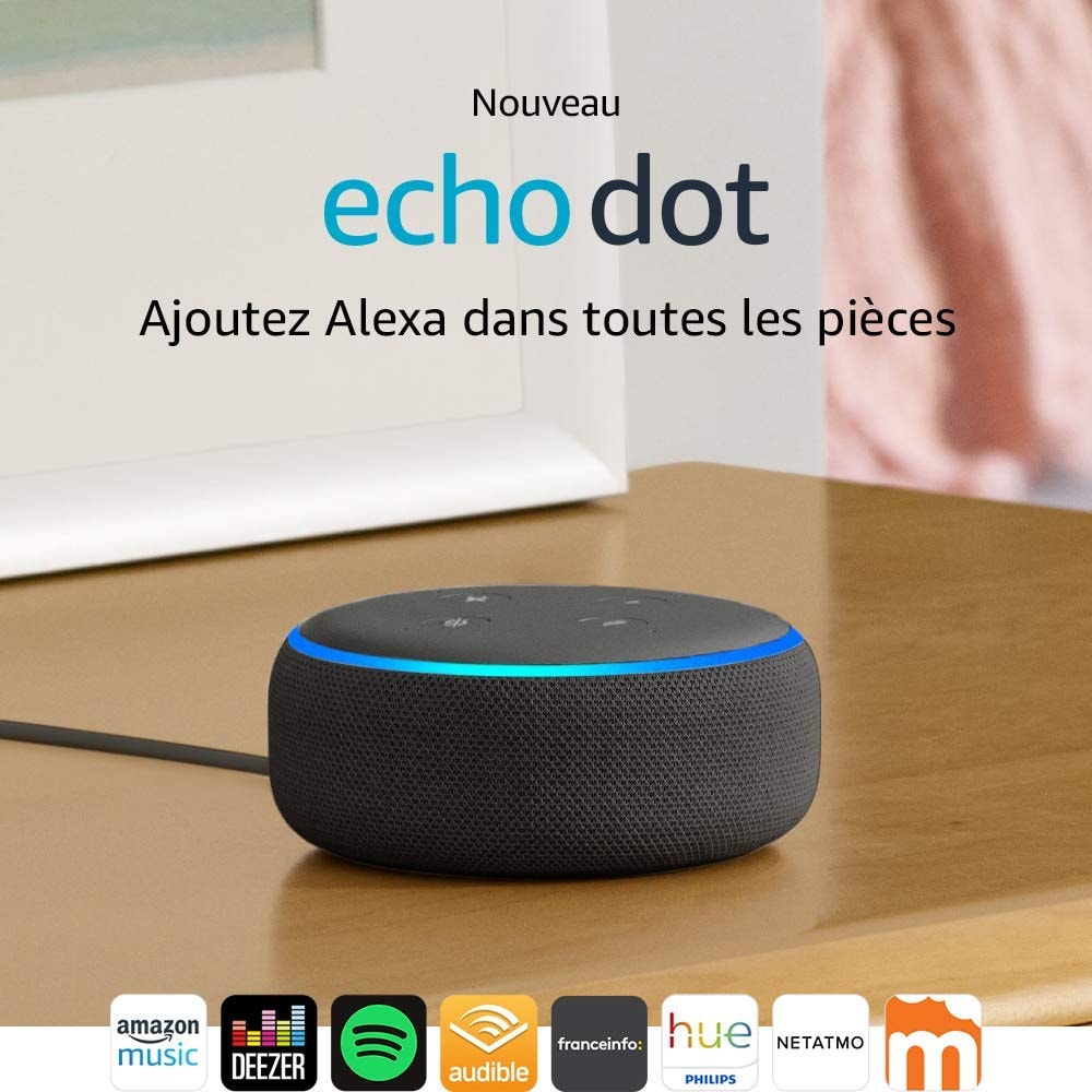 Amazon Alexa Echo Dot 3 3rd Gen Smart Speaker with Ai Alexa Home light GPT